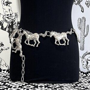 Western Concho Running Arabian Horse Concho Belt